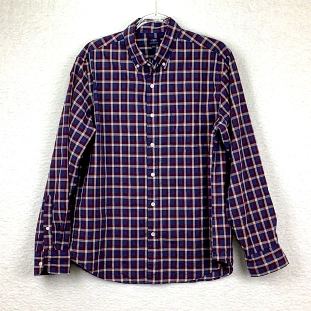 J. Crew Mens Size Large Button Up Shirt.